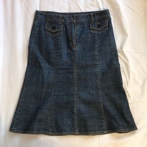 Theory jeans skirt